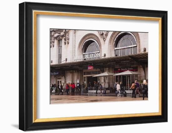 Gare De Lyon Railway Station in Central Paris, France, Europe-Julian Elliott-Framed Photographic Print