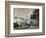 Gare St. Lazare, the Western Docks, 1877-Claude Monet-Framed Giclee Print