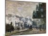 Gare St. Lazare, the Western Docks, 1877-Claude Monet-Mounted Giclee Print