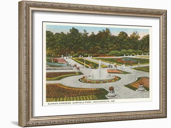 Garfield Park, Indianapolis, Indiana-null-Framed Art Print