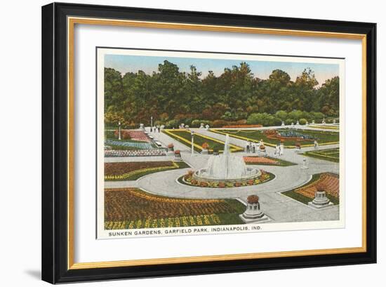 Garfield Park, Indianapolis, Indiana-null-Framed Art Print