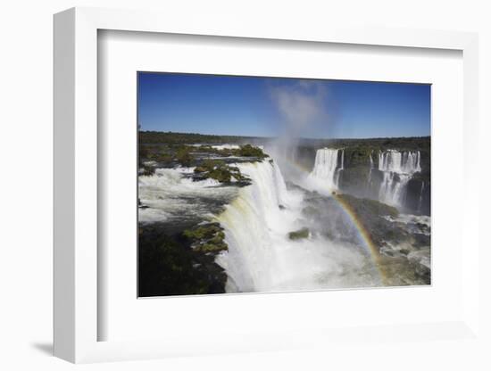 Garganta do Diablo Falls at Iguacu Falls, Iguacu Nat'l Pk, UNESCO Site, Parana, Brazil-Ian Trower-Framed Photographic Print