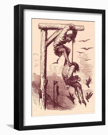 Gargantua and Pantagruel-Gustave Doré-Framed Art Print