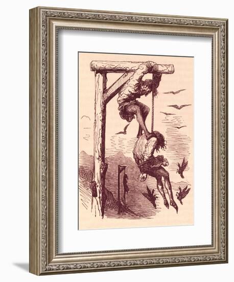 Gargantua and Pantagruel-Gustave Doré-Framed Art Print