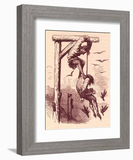 Gargantua and Pantagruel-Gustave Doré-Framed Art Print