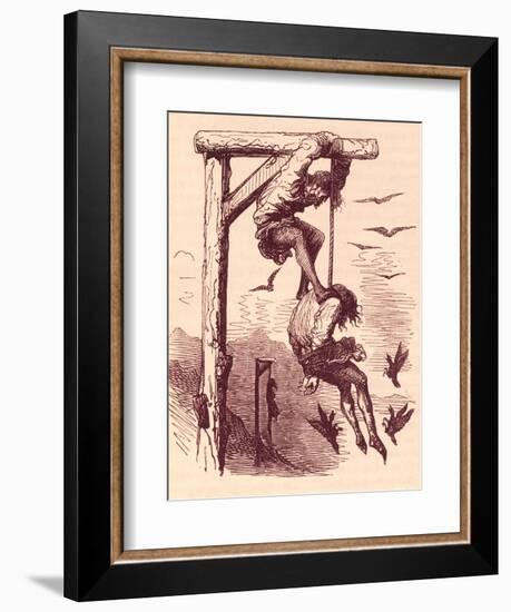 Gargantua and Pantagruel-Gustave Doré-Framed Art Print