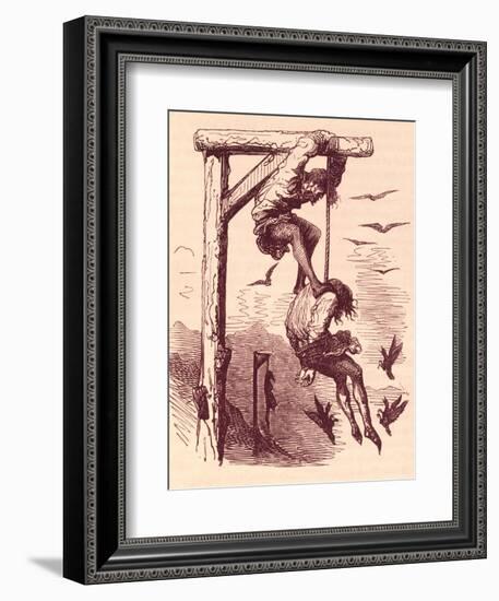 Gargantua and Pantagruel-Gustave Doré-Framed Art Print