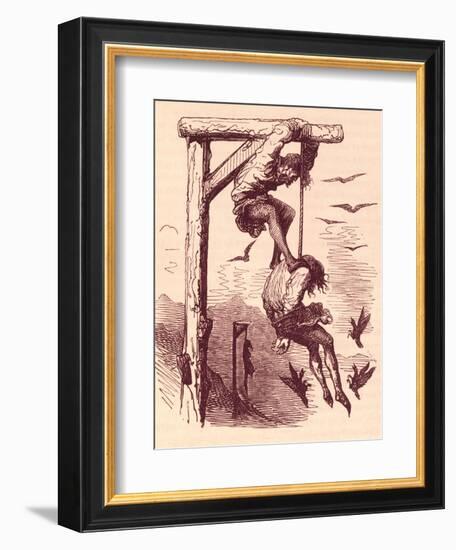 Gargantua and Pantagruel-Gustave Doré-Framed Art Print