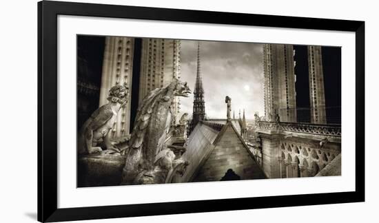 Gargouilles de Notre Dame, Paris-Stephane Rey-Gorrez-Framed Art Print