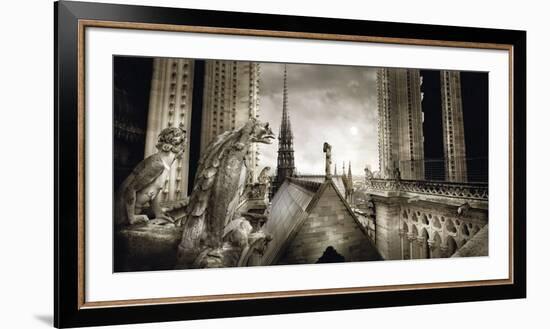 Gargouilles de Notre Dame, Paris-Stephane Rey-Gorrez-Framed Art Print