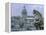 Gargoyle Looking Toward the Pantheon-Michel Setboun-Framed Premier Image Canvas