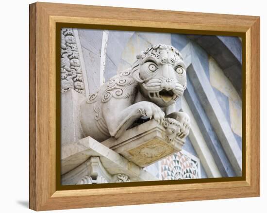 Gargoyle of Duomo Pisa, Pisa, Italy-Dennis Flaherty-Framed Premier Image Canvas