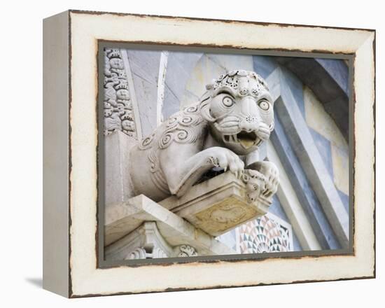 Gargoyle of Duomo Pisa, Pisa, Italy-Dennis Flaherty-Framed Premier Image Canvas