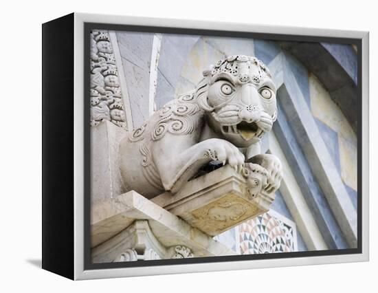 Gargoyle of Duomo Pisa, Pisa, Italy-Dennis Flaherty-Framed Premier Image Canvas
