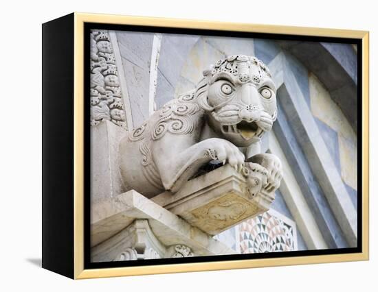 Gargoyle of Duomo Pisa, Pisa, Italy-Dennis Flaherty-Framed Premier Image Canvas