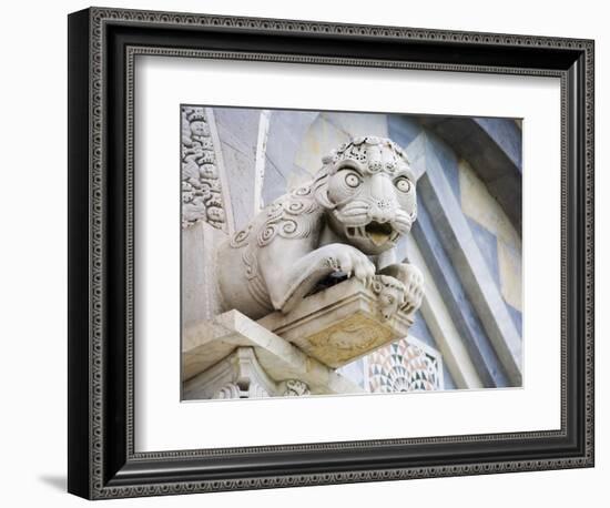 Gargoyle of Duomo Pisa, Pisa, Italy-Dennis Flaherty-Framed Photographic Print