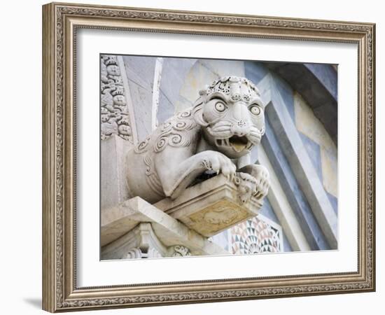 Gargoyle of Duomo Pisa, Pisa, Italy-Dennis Flaherty-Framed Photographic Print