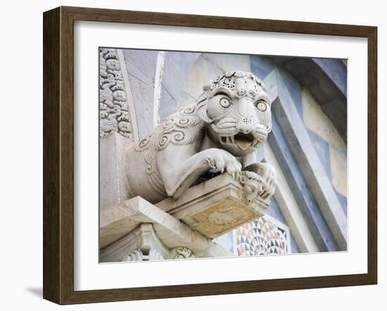 Gargoyle of Duomo Pisa, Pisa, Italy-Dennis Flaherty-Framed Photographic Print