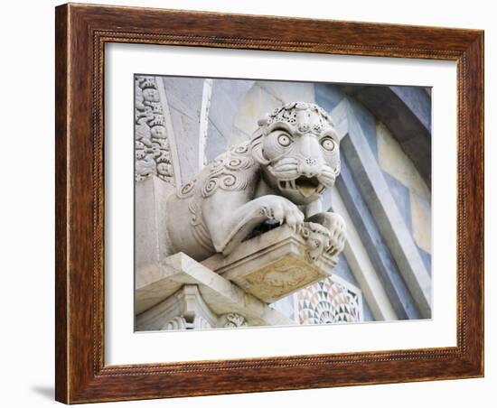 Gargoyle of Duomo Pisa, Pisa, Italy-Dennis Flaherty-Framed Photographic Print