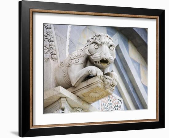 Gargoyle of Duomo Pisa, Pisa, Italy-Dennis Flaherty-Framed Photographic Print