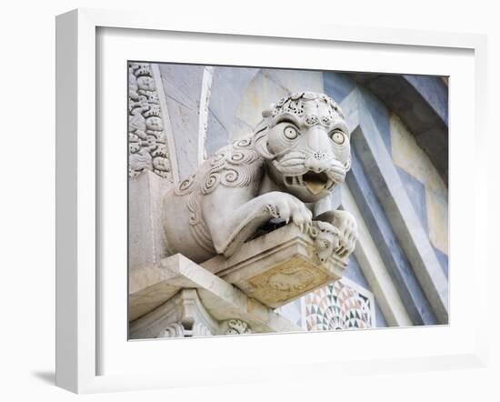 Gargoyle of Duomo Pisa, Pisa, Italy-Dennis Flaherty-Framed Photographic Print