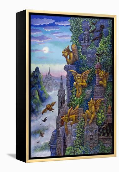 Gargoyle's Twilight-Bill Bell-Framed Premier Image Canvas