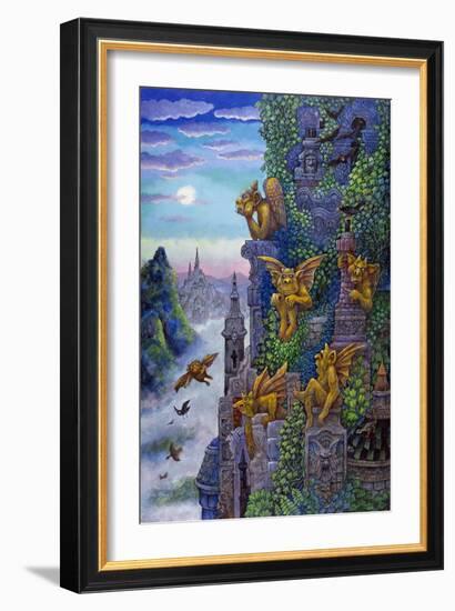 Gargoyle's Twilight-Bill Bell-Framed Giclee Print