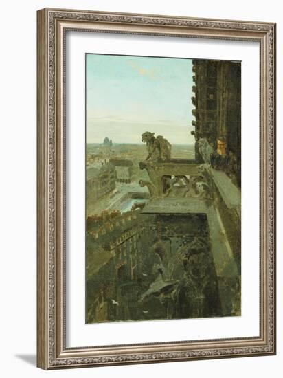 Gargoyles at Notre Dame, 1867-Winslow Homer-Framed Giclee Print