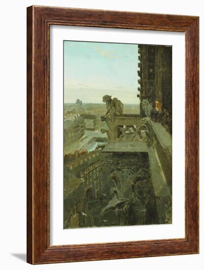 Gargoyles at Notre Dame, 1867-Winslow Homer-Framed Giclee Print