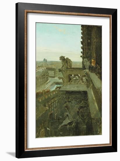 Gargoyles at Notre Dame, 1867-Winslow Homer-Framed Giclee Print