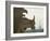 Gargoyles on Notre Dame Cathedral, and Beyond, the Eiffel Tower, Paris, France, Europe-Woolfitt Adam-Framed Photographic Print