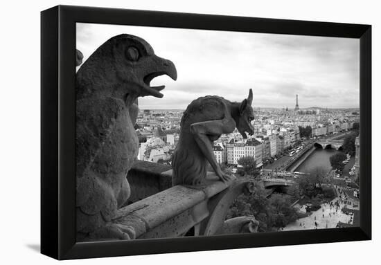 Gargoyles-Chris Bliss-Framed Premier Image Canvas