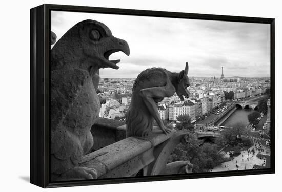 Gargoyles-Chris Bliss-Framed Premier Image Canvas