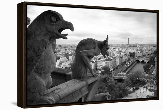 Gargoyles-Chris Bliss-Framed Premier Image Canvas