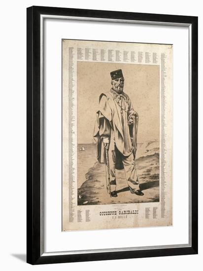 Garibaldi and the Names of the Thousanded in Italy-null-Framed Giclee Print