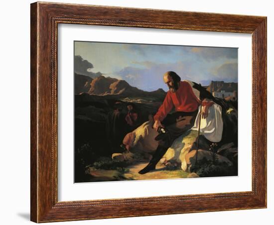 Garibaldi at Caprera, 1870-Vincenzo Cabianca-Framed Giclee Print