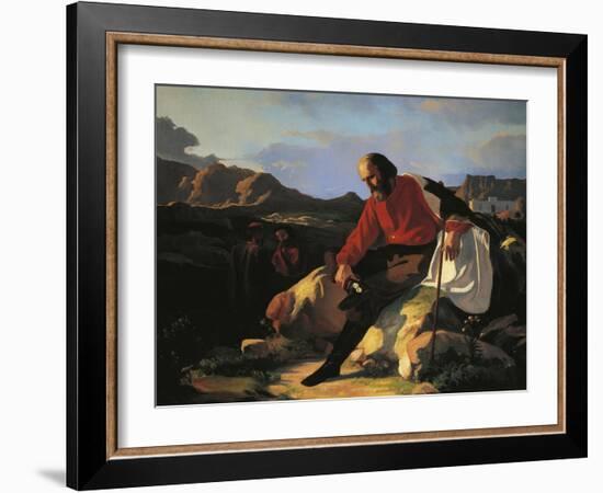 Garibaldi at Caprera, 1870-Vincenzo Cabianca-Framed Giclee Print