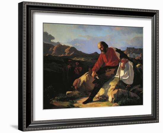 Garibaldi at Caprera, 1870-Vincenzo Cabianca-Framed Giclee Print