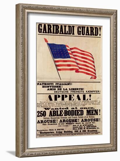 Garibaldi Guard! Appeal!-null-Framed Giclee Print