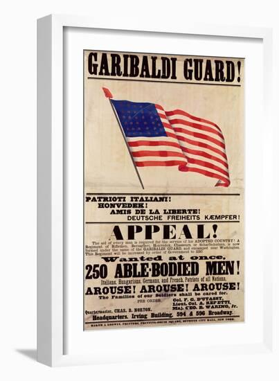 Garibaldi Guard! Appeal!-null-Framed Giclee Print