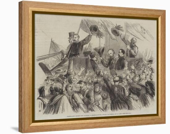 Garibaldi's Entry into Naples, a Sketch in the Strada Di Toledo-Thomas Nast-Framed Premier Image Canvas