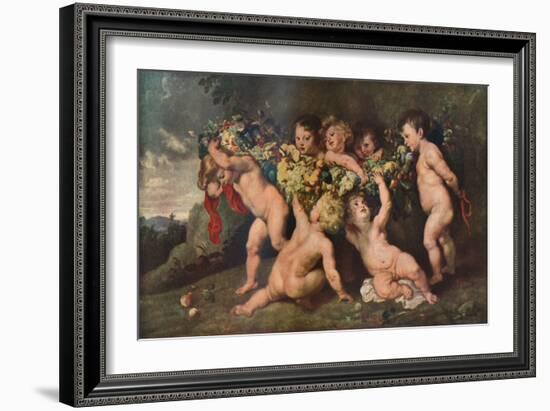 'Garland of Fruit', 1615-17 (c1927)-Peter Paul Rubens-Framed Giclee Print