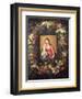 Garland of Fruit and Flowers with Virgin and Child-Jan Brueghel the Elder-Framed Giclee Print