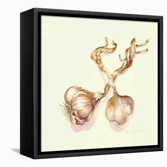 Garlic Bulbs, 2005-Alison Cooper-Framed Premier Image Canvas