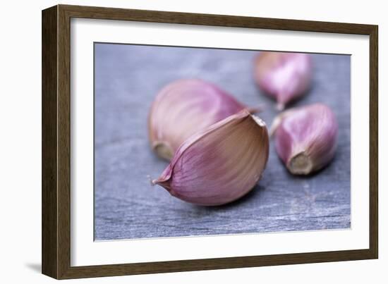 Garlic Cloves-Maxine Adcock-Framed Photographic Print