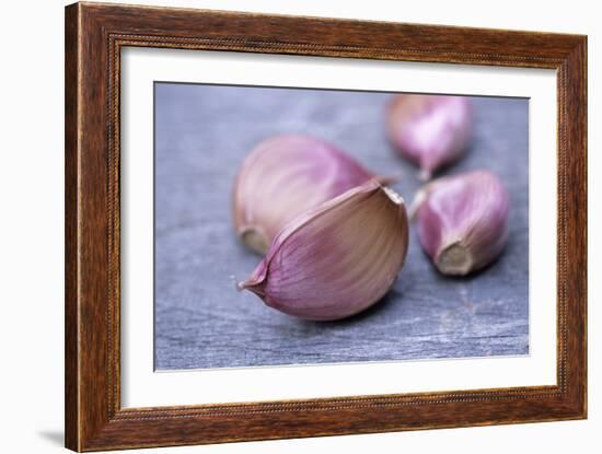 Garlic Cloves-Maxine Adcock-Framed Photographic Print