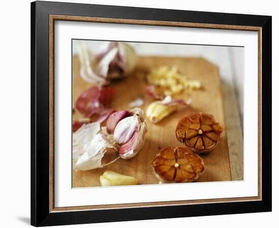 Garlic, Fresh and Roasted-Debi Treloar-Framed Photographic Print