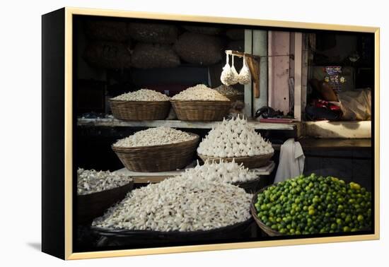 Garlic Market-Valda Bailey-Framed Premier Image Canvas