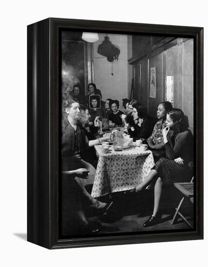 Garment Worker Yetta (Circled), Union Ilgwu, New York, NY, 1938-Hansel Mieth-Framed Premier Image Canvas