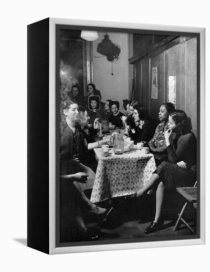 Garment Worker Yetta (Circled), Union Ilgwu, New York, NY, 1938-Hansel Mieth-Framed Premier Image Canvas